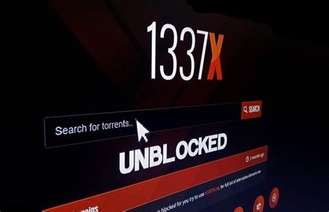 1337x unblocked movies|1337x proxy unblock site.